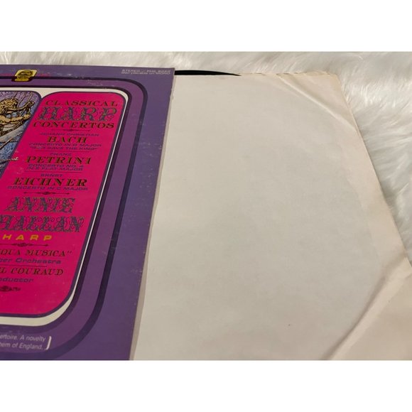 Vintage Classical Vinyl Anne Chalan Harp Concertos From Bach, Petrini, Eichner - Picture 7 of 10